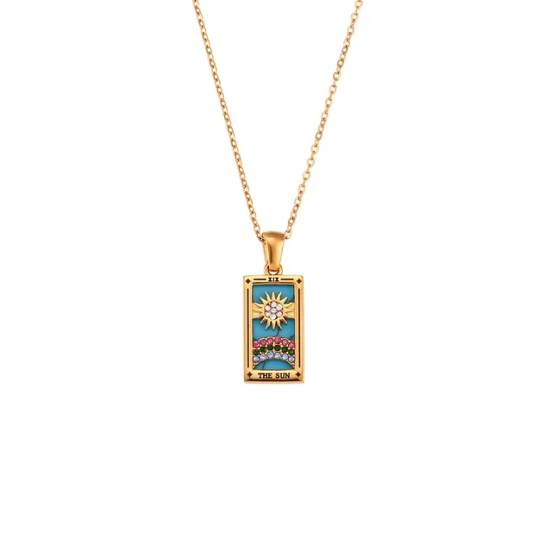 The Sun Tarot Necklace