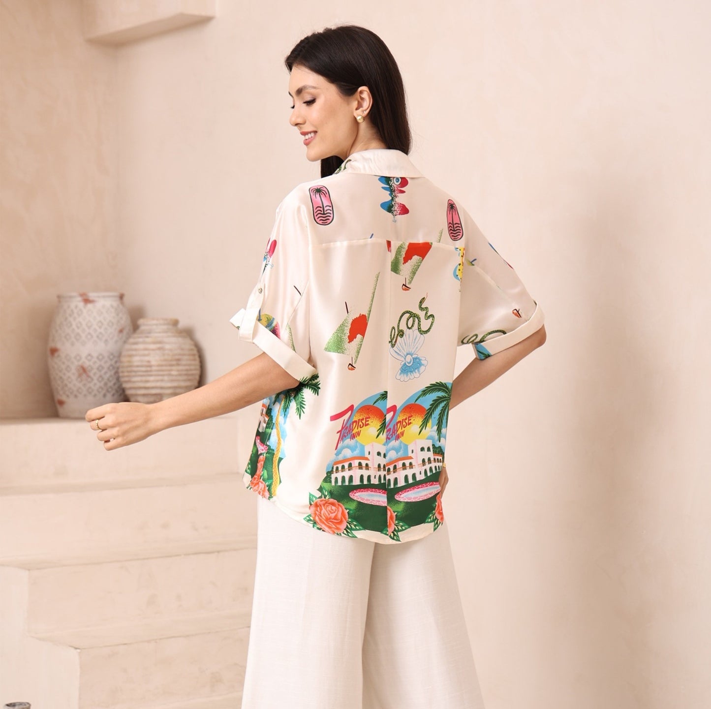Palm Haven Relaxed Shirt