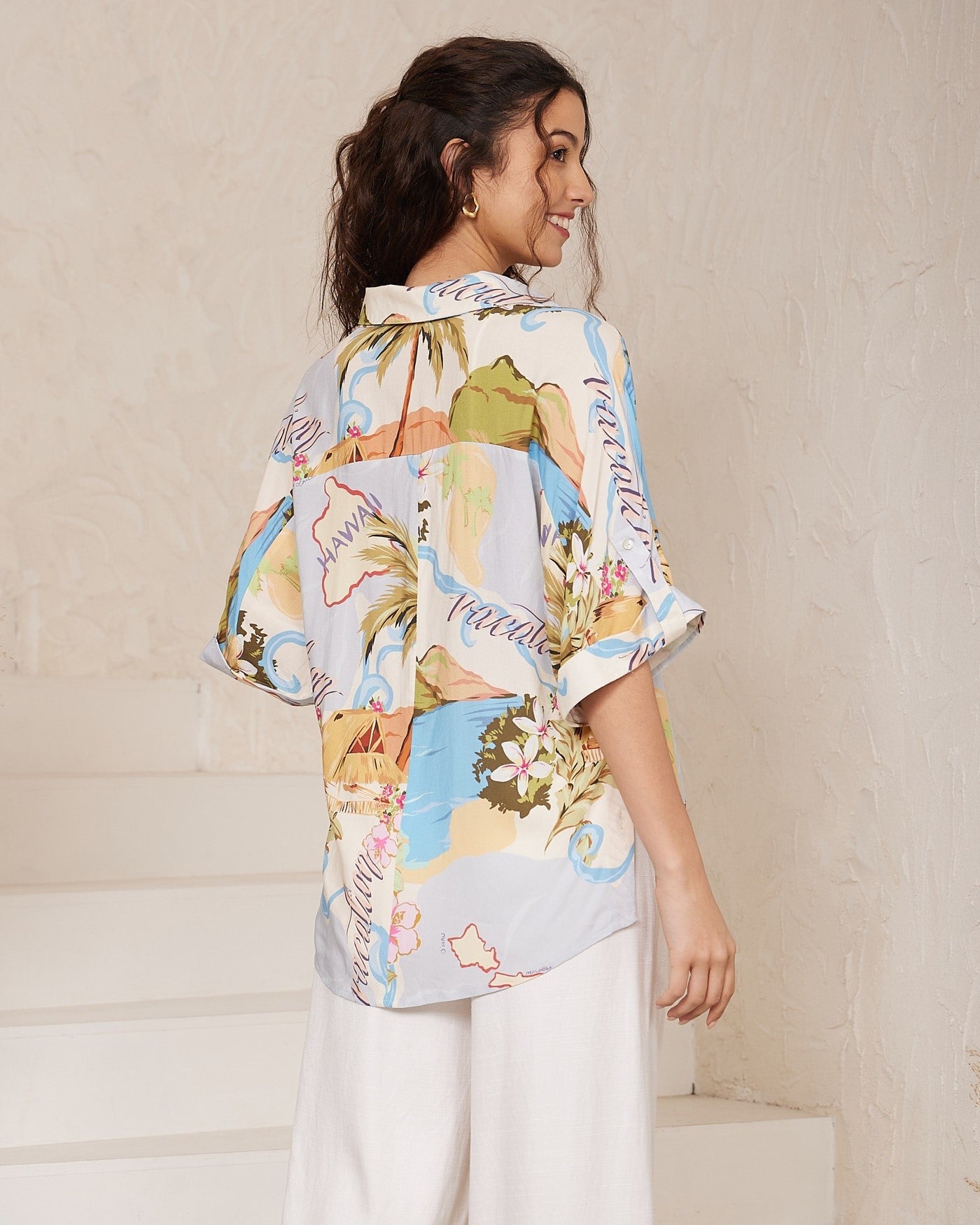 Coastal Escape Button-Up Shirt