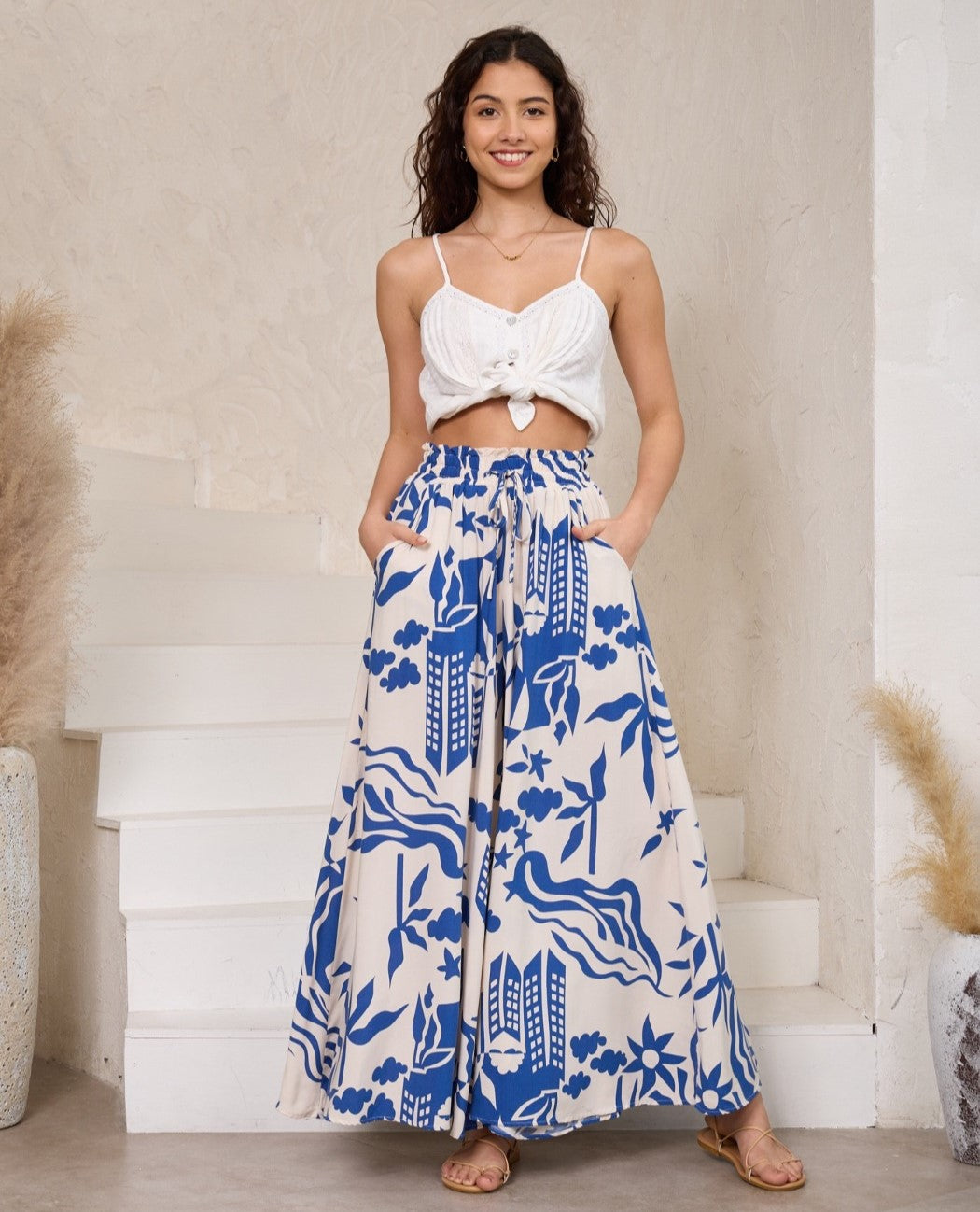 Skyline Dream Wide-Leg Pants