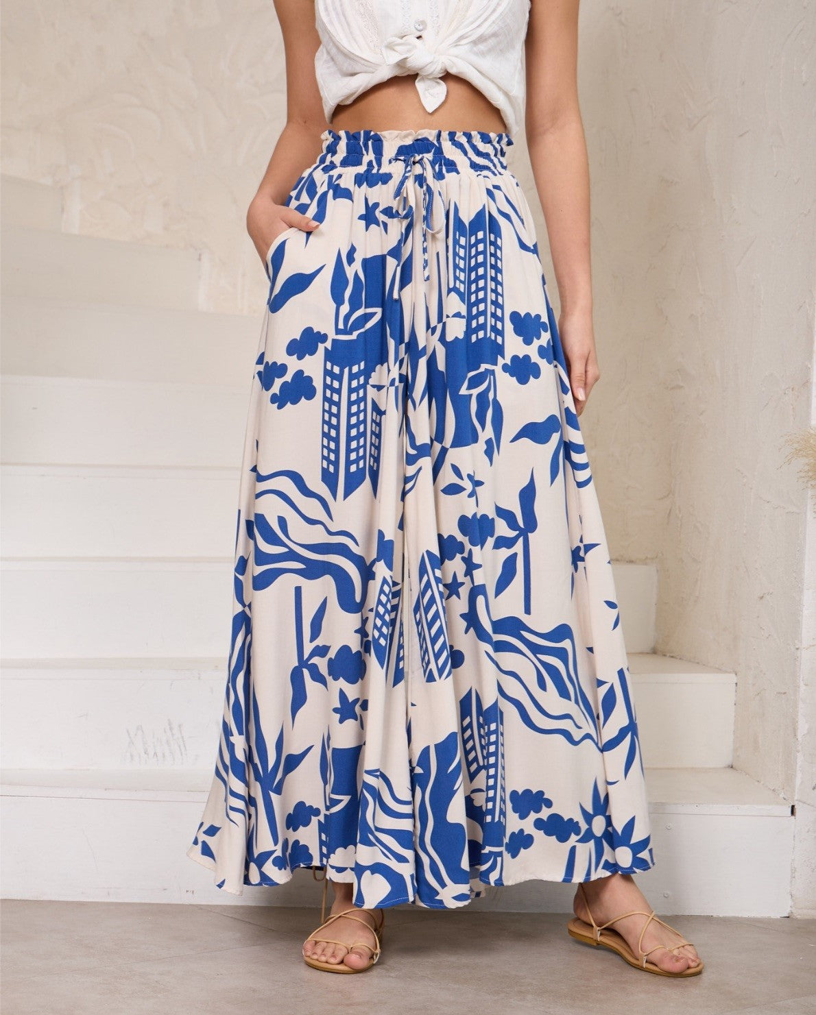 Skyline Dream Wide-Leg Pants
