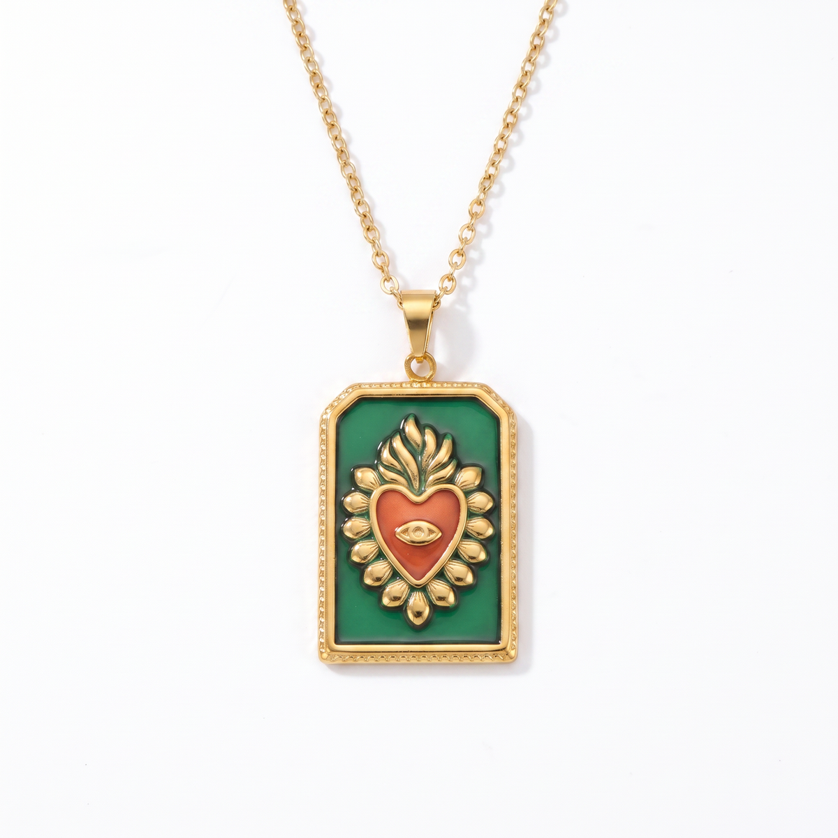 Amore Necklace- Green