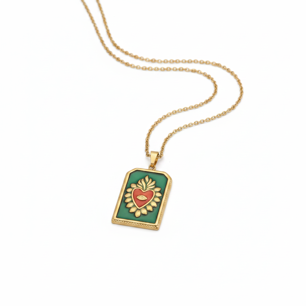 Amore Necklace- Green